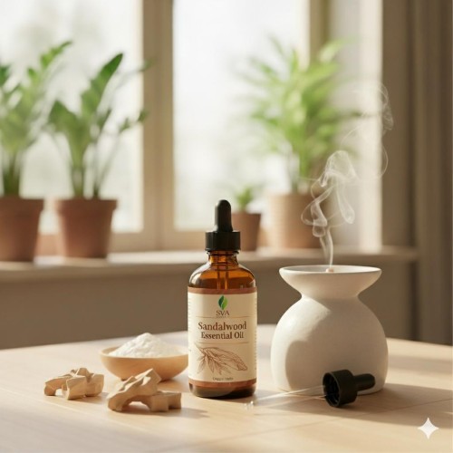 Premium Pure Sandalwood Essential Oil for Aromatherapy & Skincare
